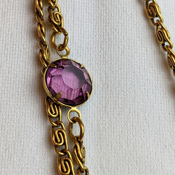 Vintage Signed Goldette necklace - Picture 6 of 9